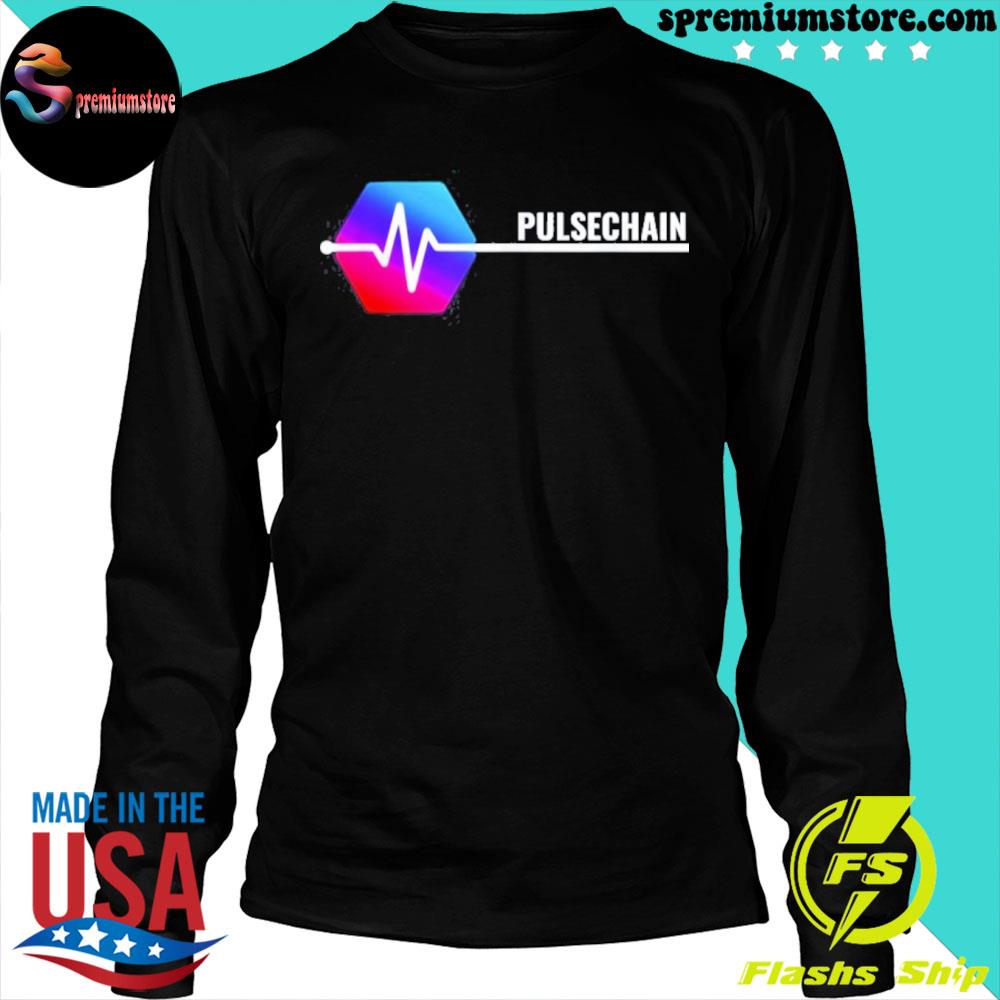 Pulsechain pls crypto cryptocurrency hex staker logo shirt