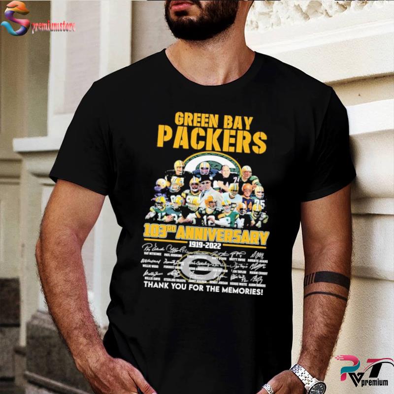 Green Bay Packers 103rd anniversary tshirt