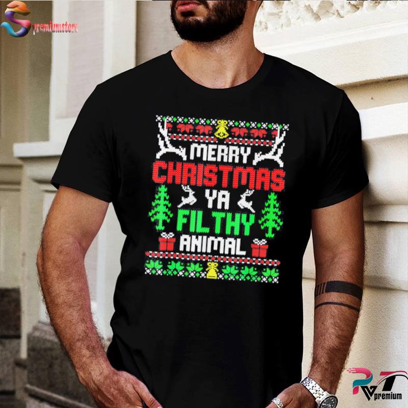 Merry Christmas Animal Filthy Ya 2022 Shirt, Hoodie, Sweater, Long Sleeve And Tank Top