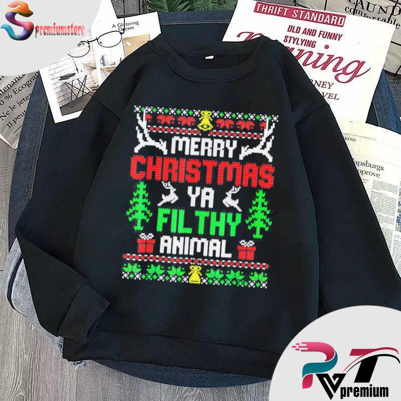 Merry Christmas Animal Filthy Ya 2022 Shirt, Hoodie, Sweater, Long Sleeve And Tank Top