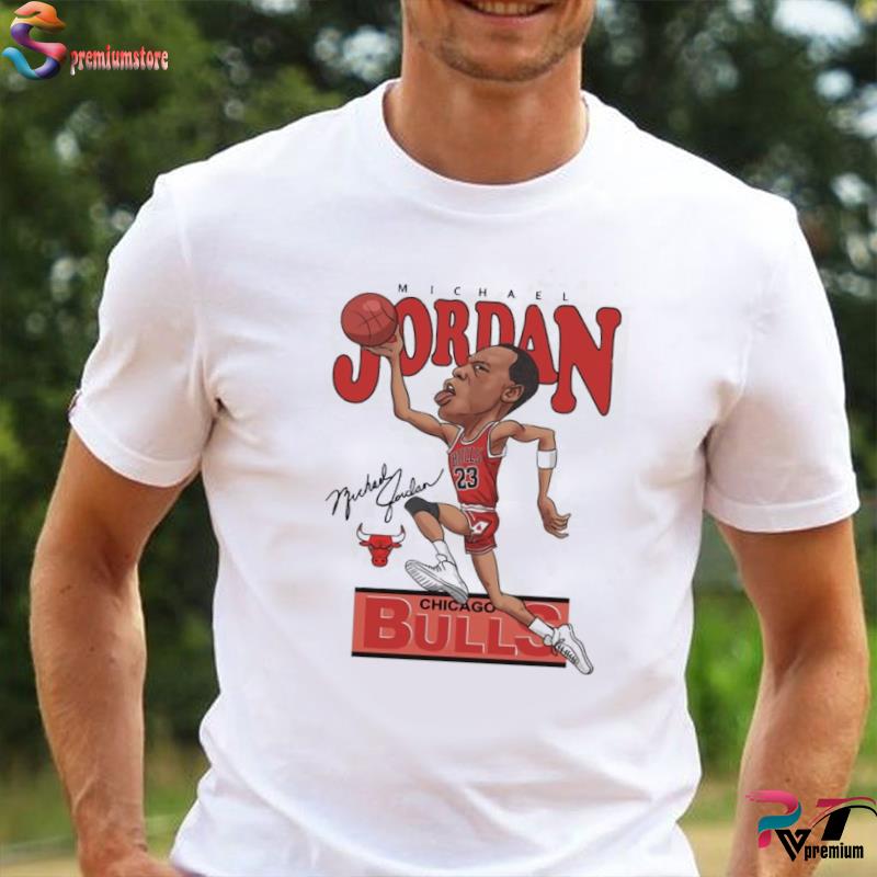 michael jordan caricature t shirt