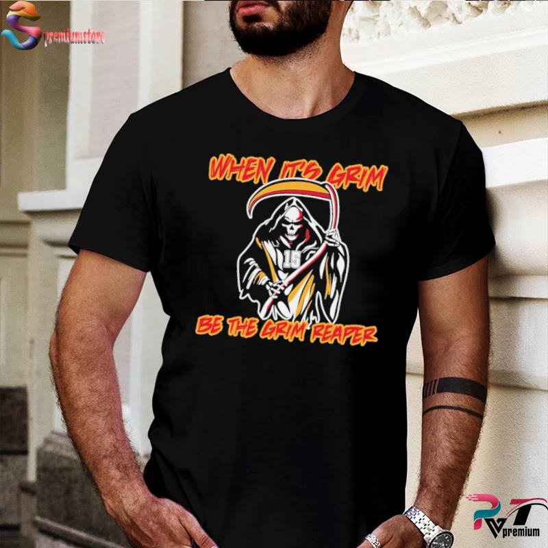 13 Seconds Chiefs Mahomes Grim Reaper Shirt Don't Fear The Reaper