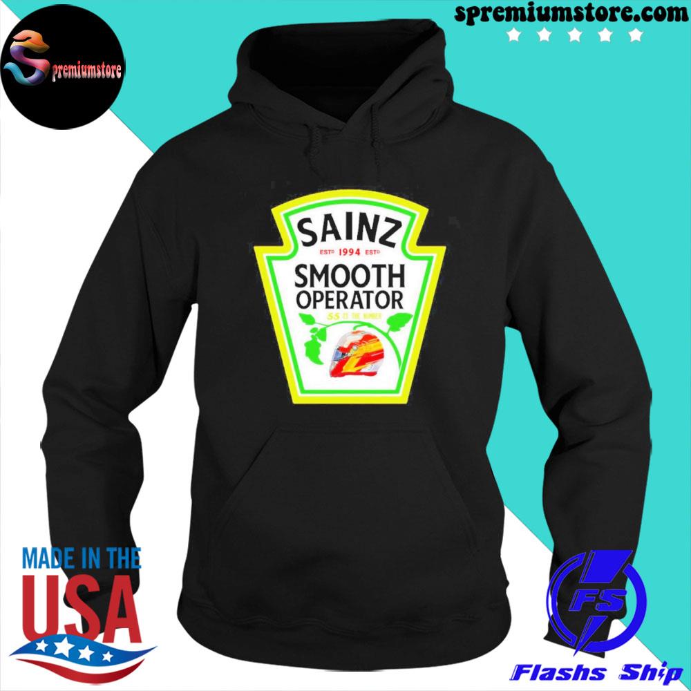 Carlos Sainz Smooth Operator 2022 Shirt hoodie-black