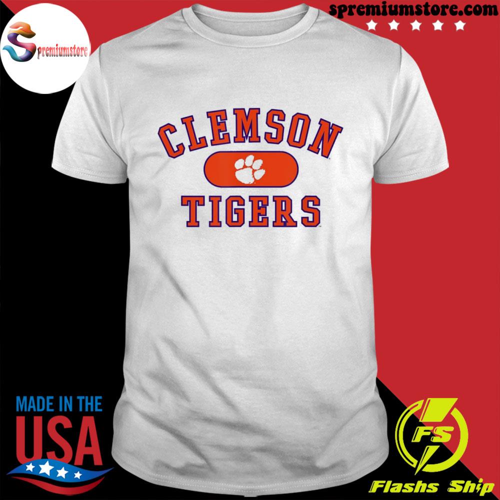 Clemson tigers varsity white ly licensed shirt