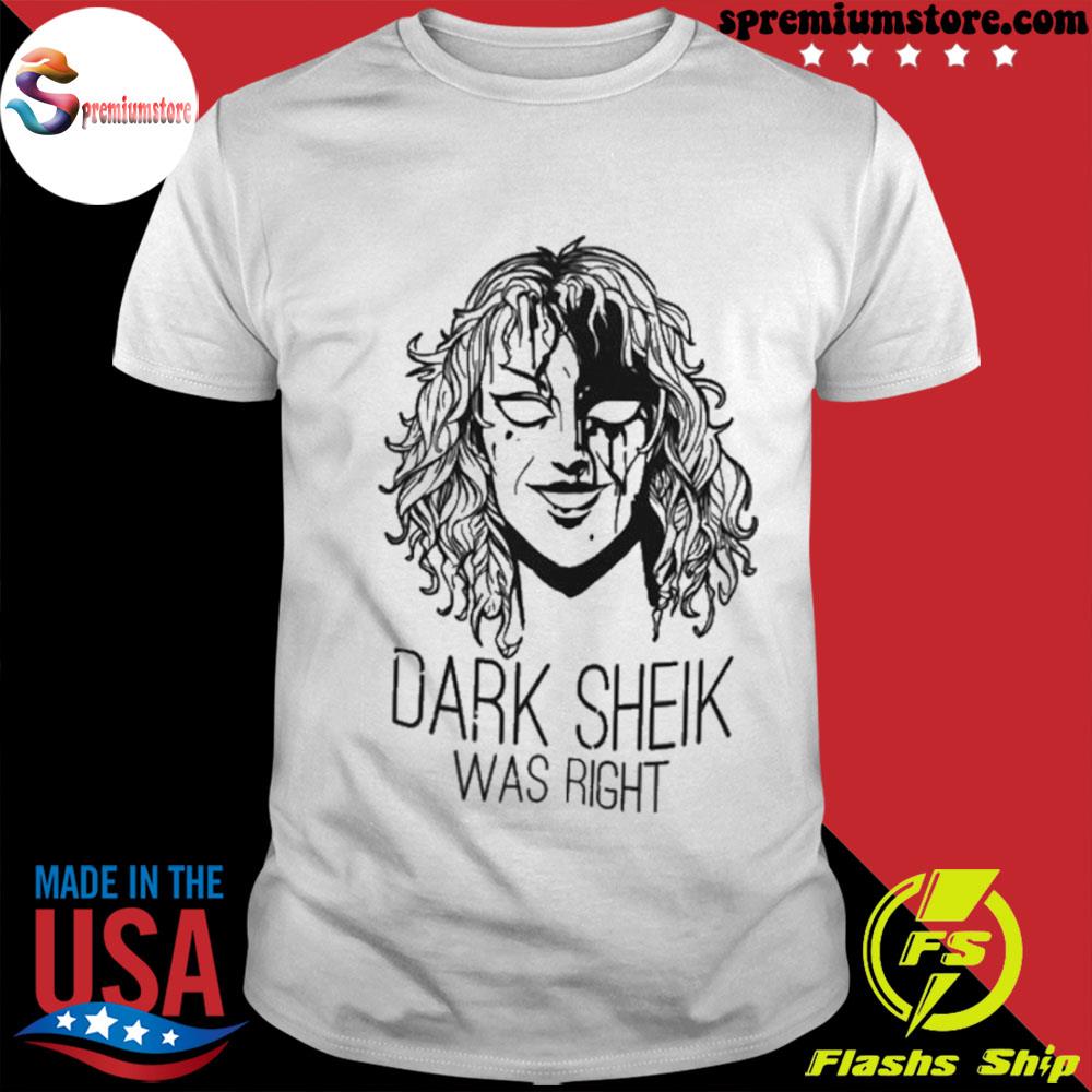 Dark sheik was right shirt