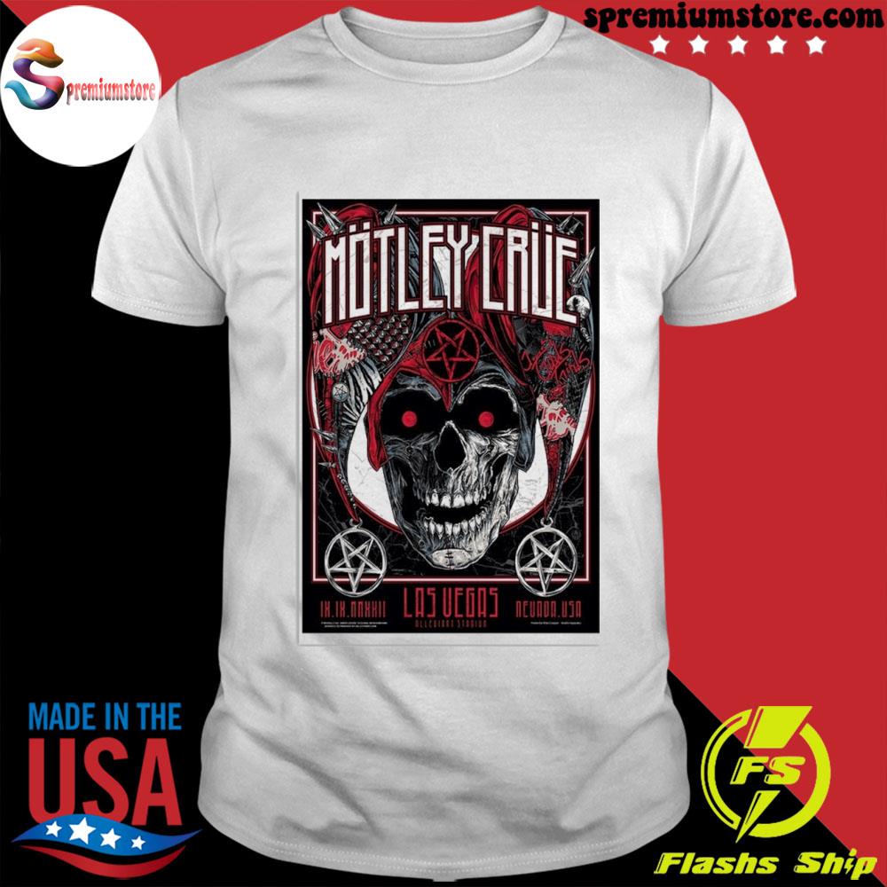 Official 2022 Motley Crue Tour Nevada Usa Poster shirt