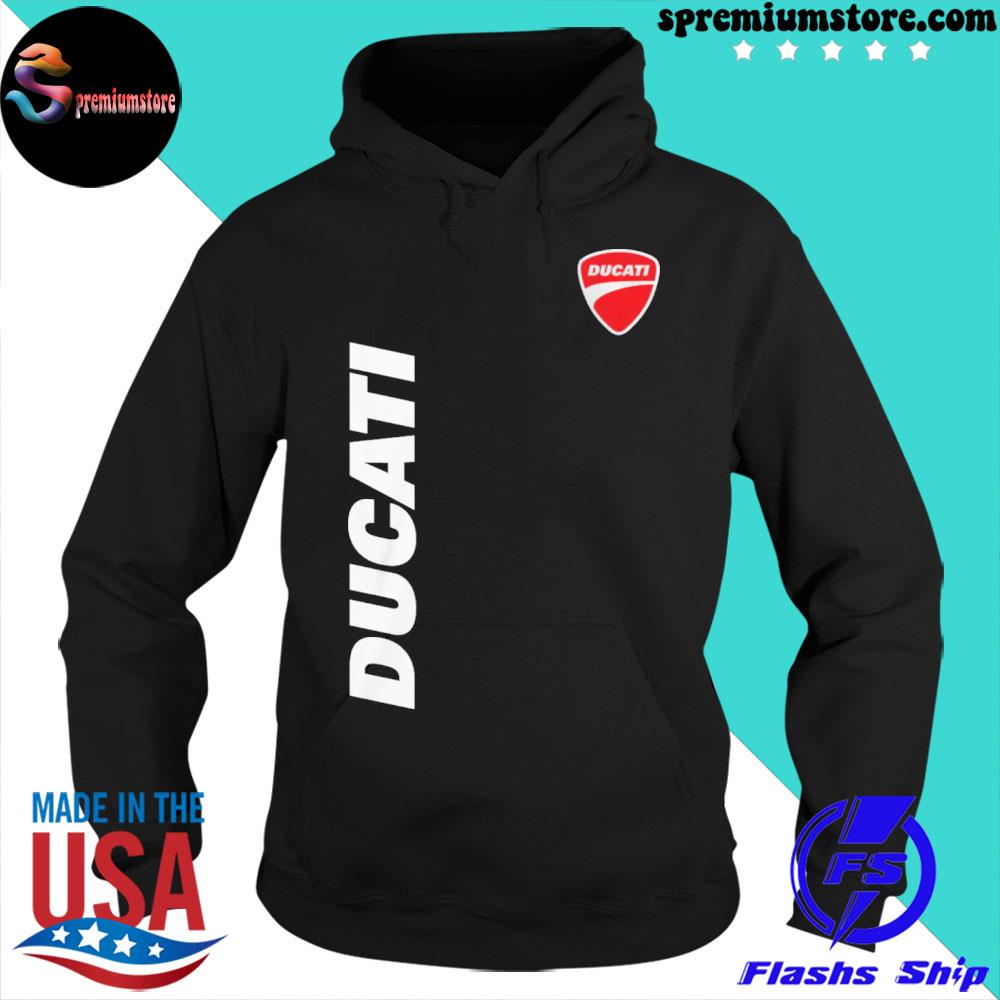 Official ducatI logo American s hoodie-black