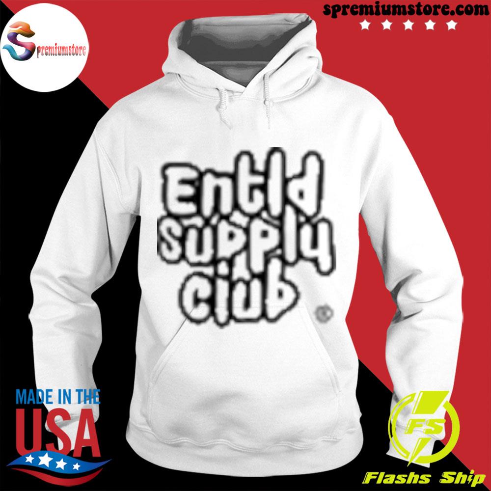 Official entld supply club s hodie-white