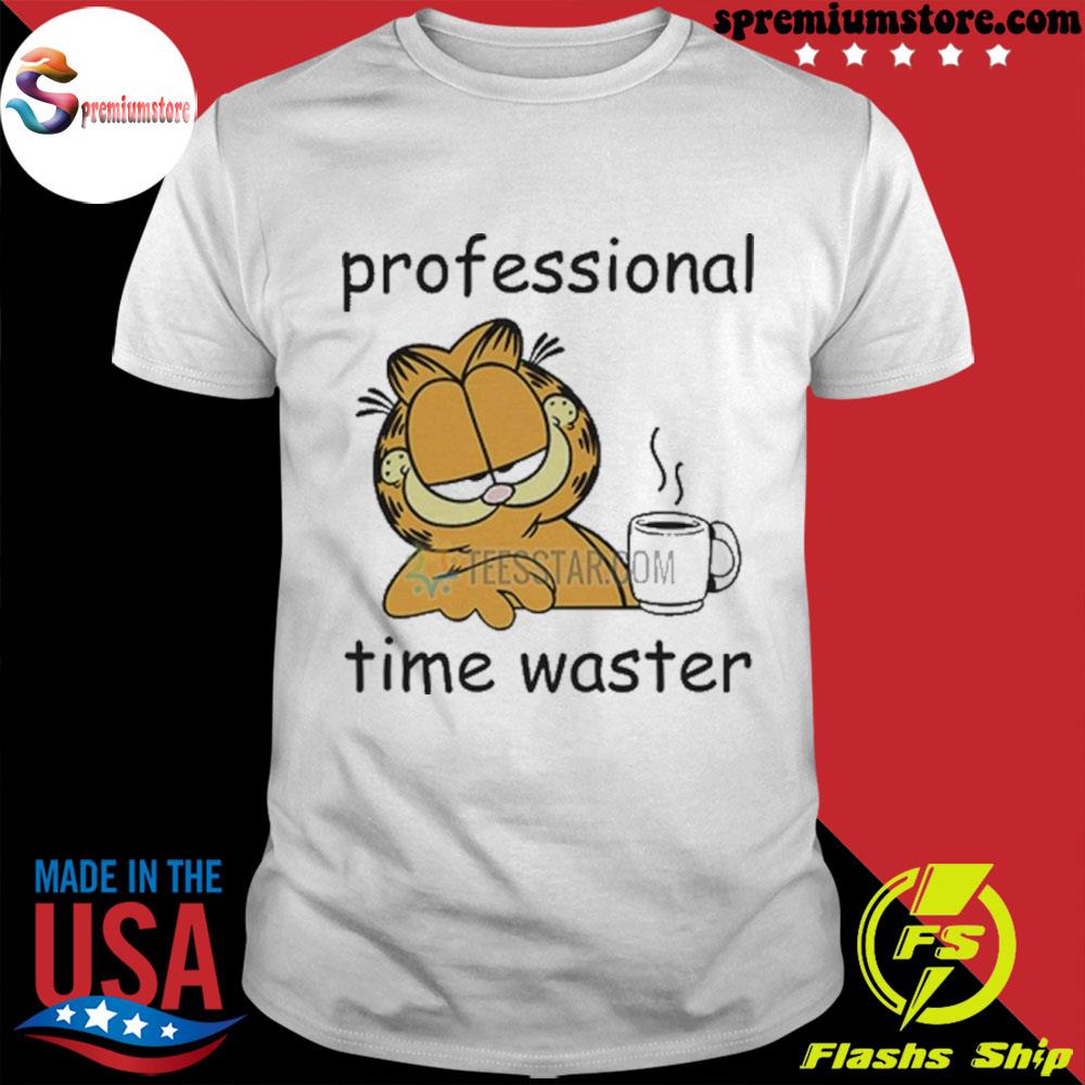 Official garfield Professional Time Waster T-Shirt