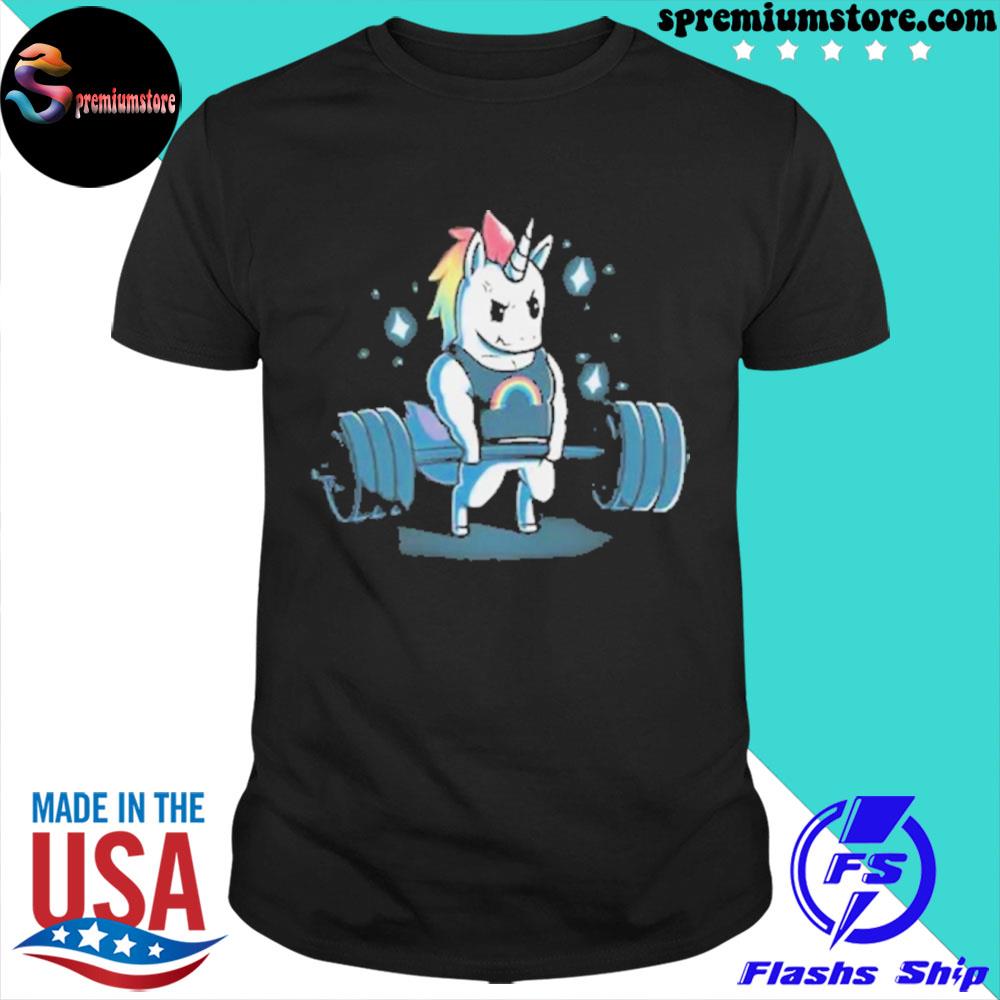 Official gym unicorn cougar boss shirt