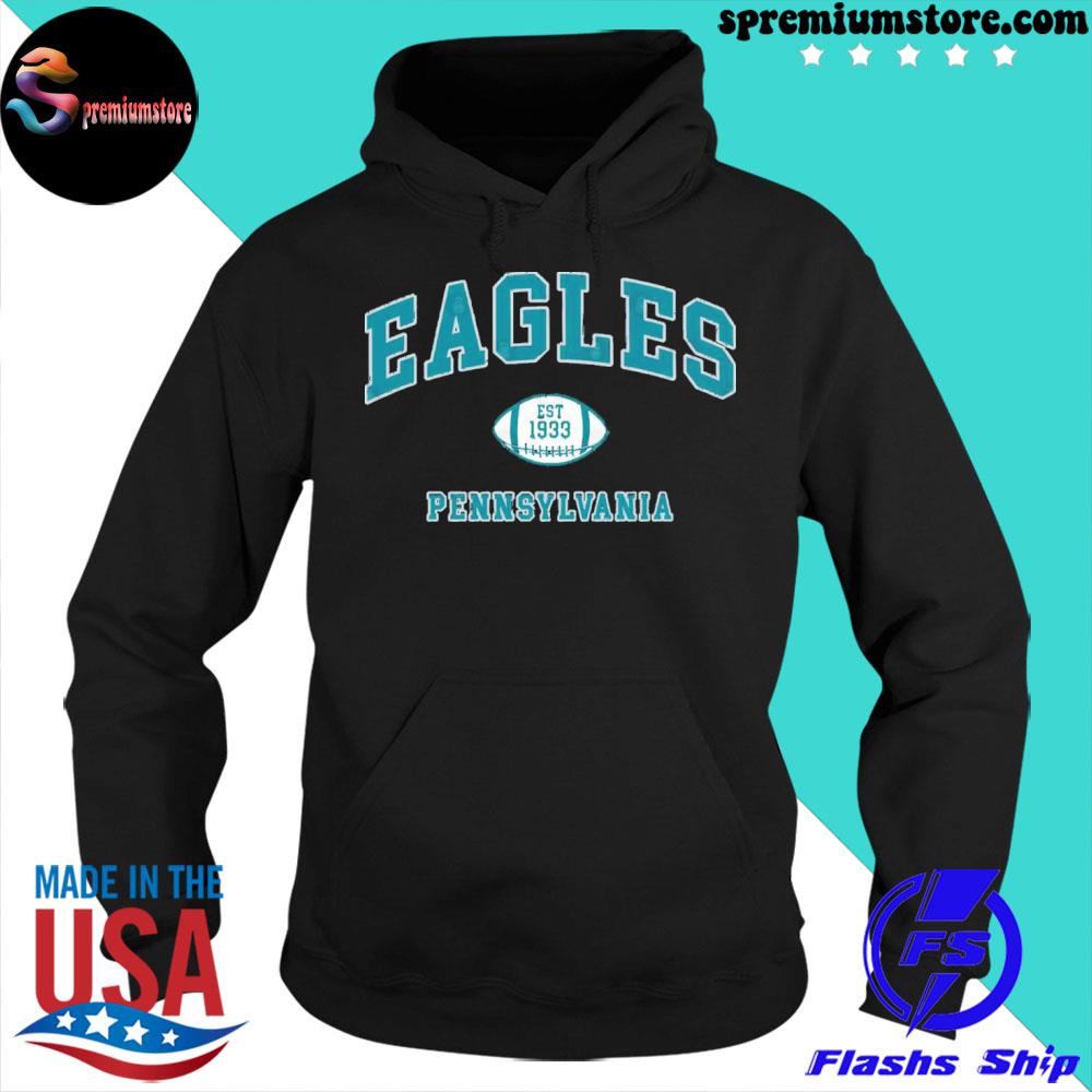 Official pennsylvania the eagles s hoodie-black