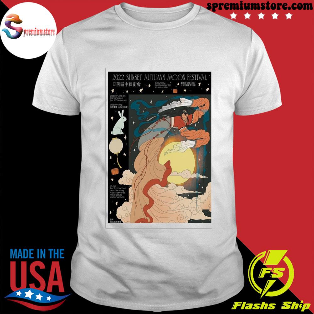 Official sarula bao sunset autumn moon festival sep 10 2022 poster shirt