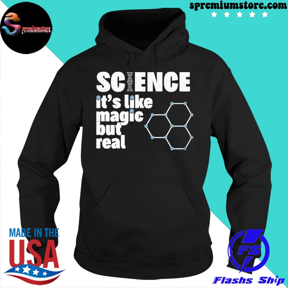 Official science it's like magic but real s hoodie-black