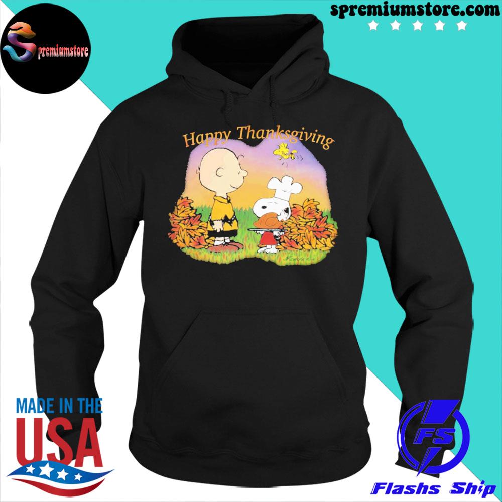 Official thanksgiving Day Charlie Brown Thanksgiving Shirt hoodie-black
