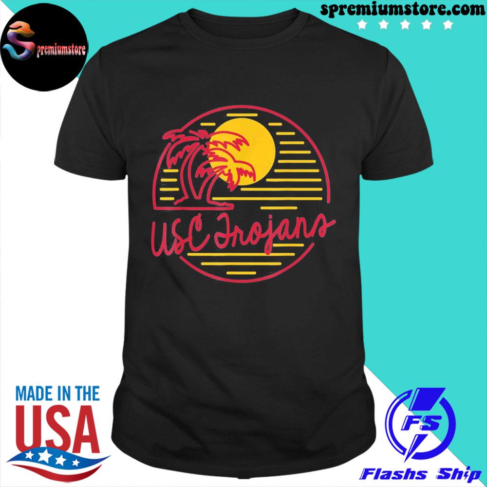Official usc southern cal retro sun logo ly licensed shirt
