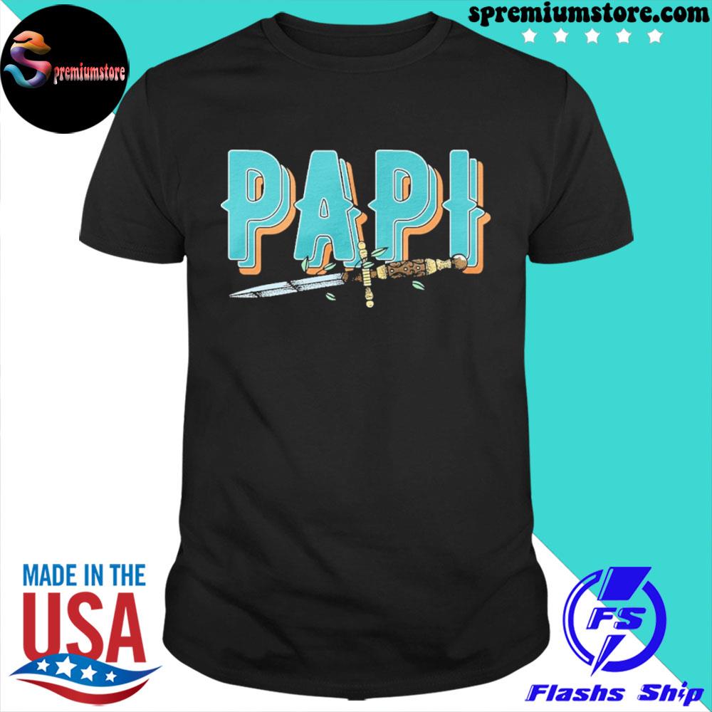 Official vico ortiz our flag means merch papI teal knife shirt