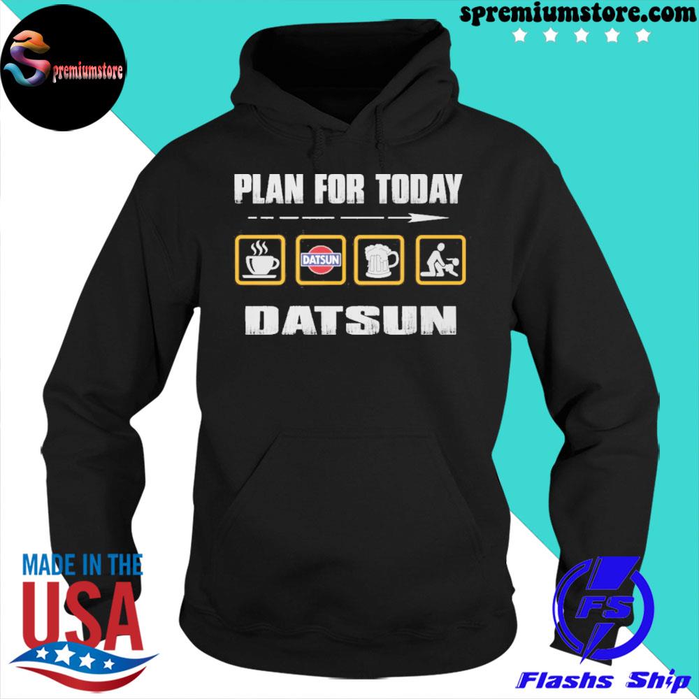 Plan for today datsun s hoodie-black