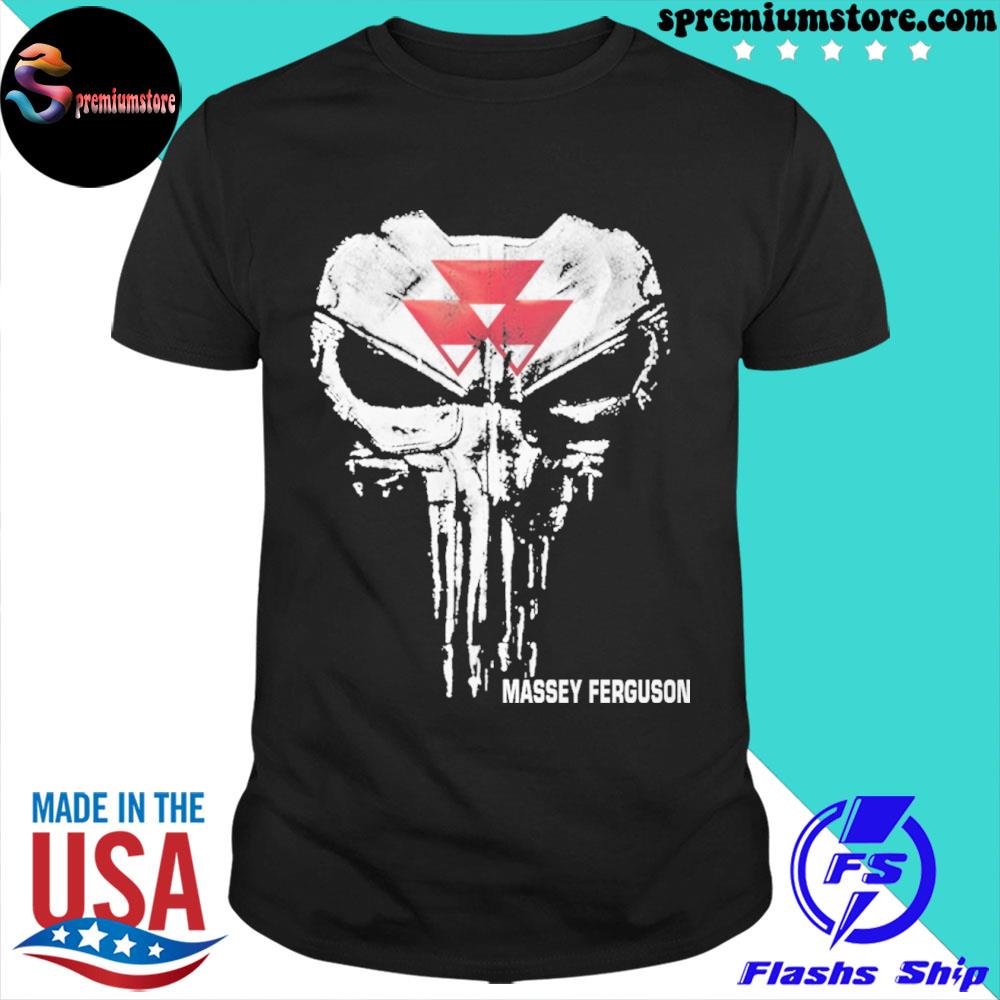 Skull massey ferguson logo American shirt