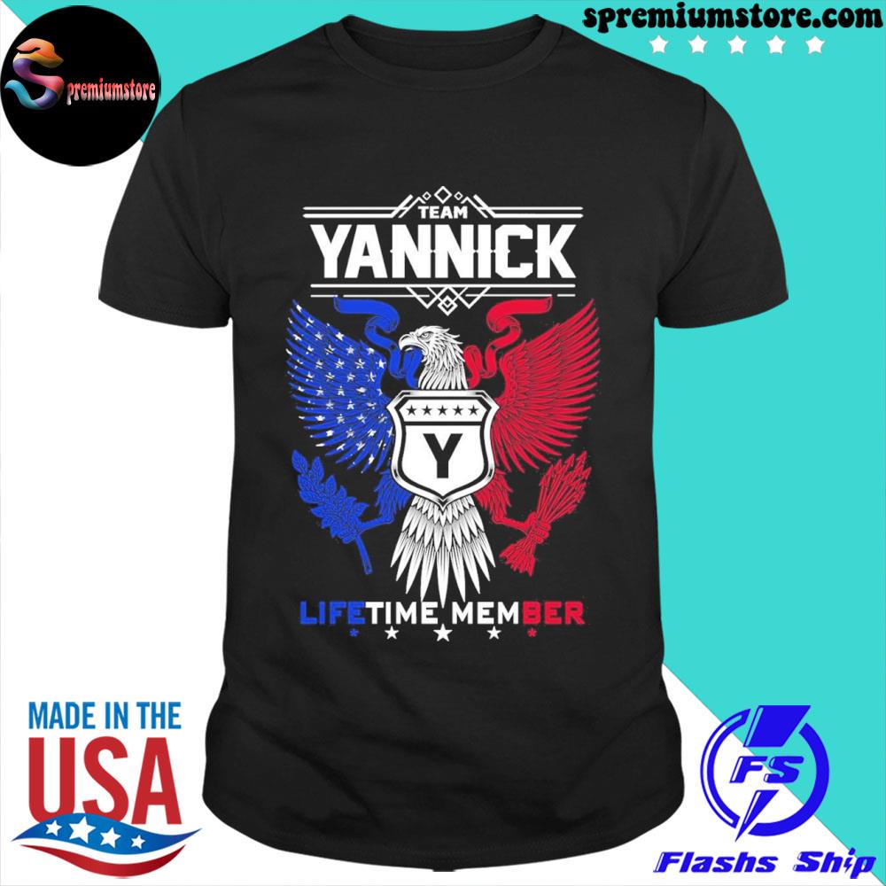 Team yannick eagle lifetime member shirt