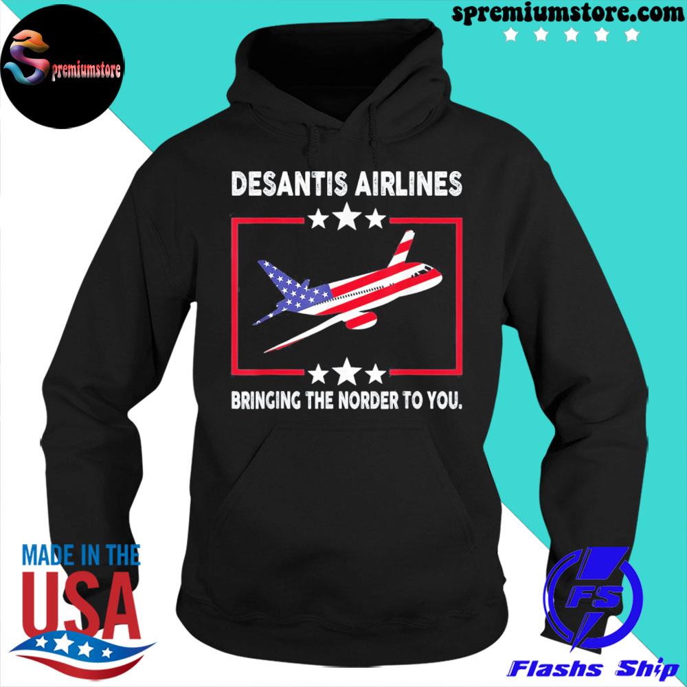 Vintage desantis airlines funny political meme ron desantis s hoodie-black