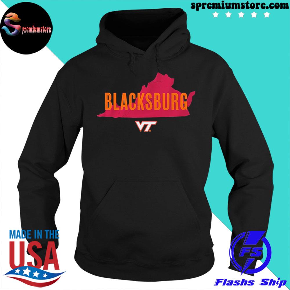 Virginia tech hokies hometown blacksburg s hoodie-black
