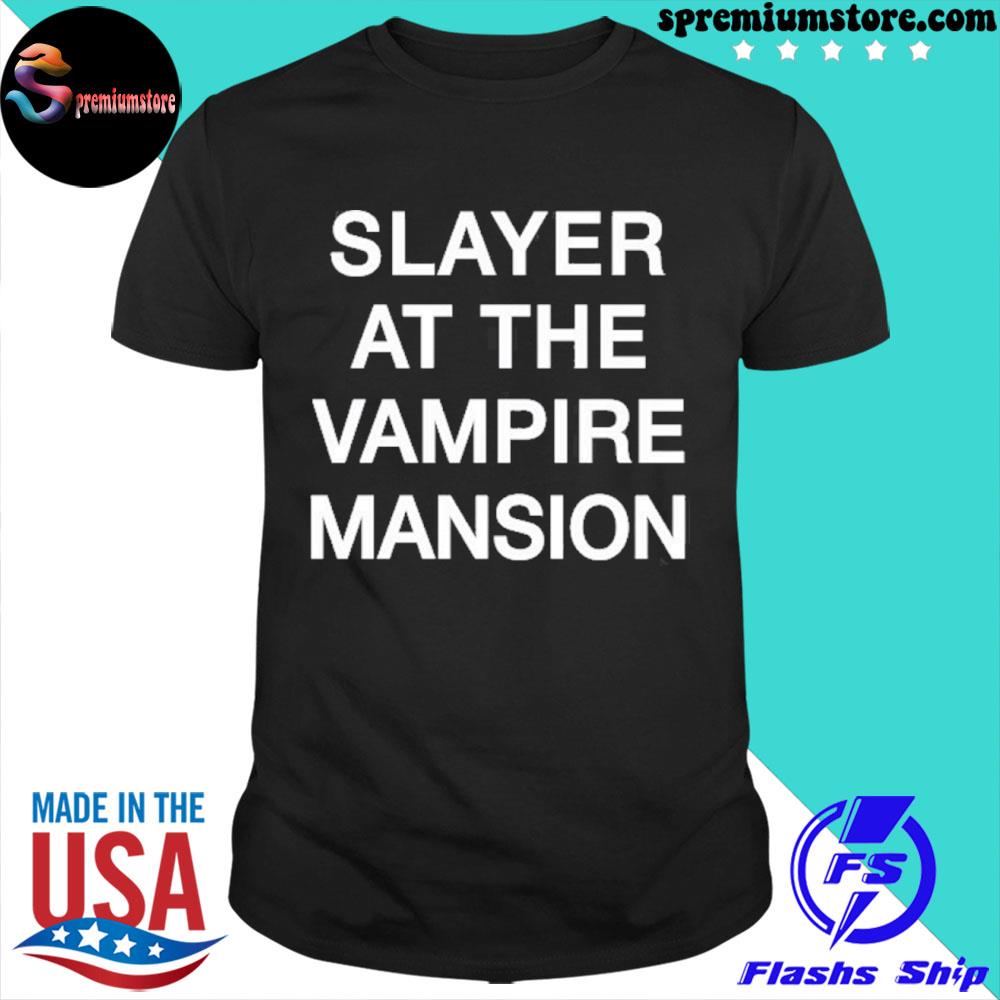 Official 2022 Slayer at the vampire mansion shirt