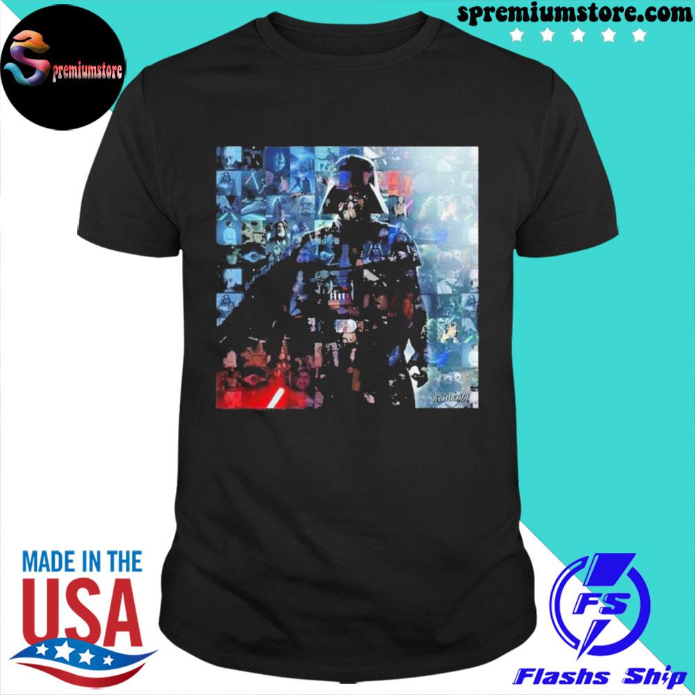 Official darth Vader Mosaic Art T- Shirt
