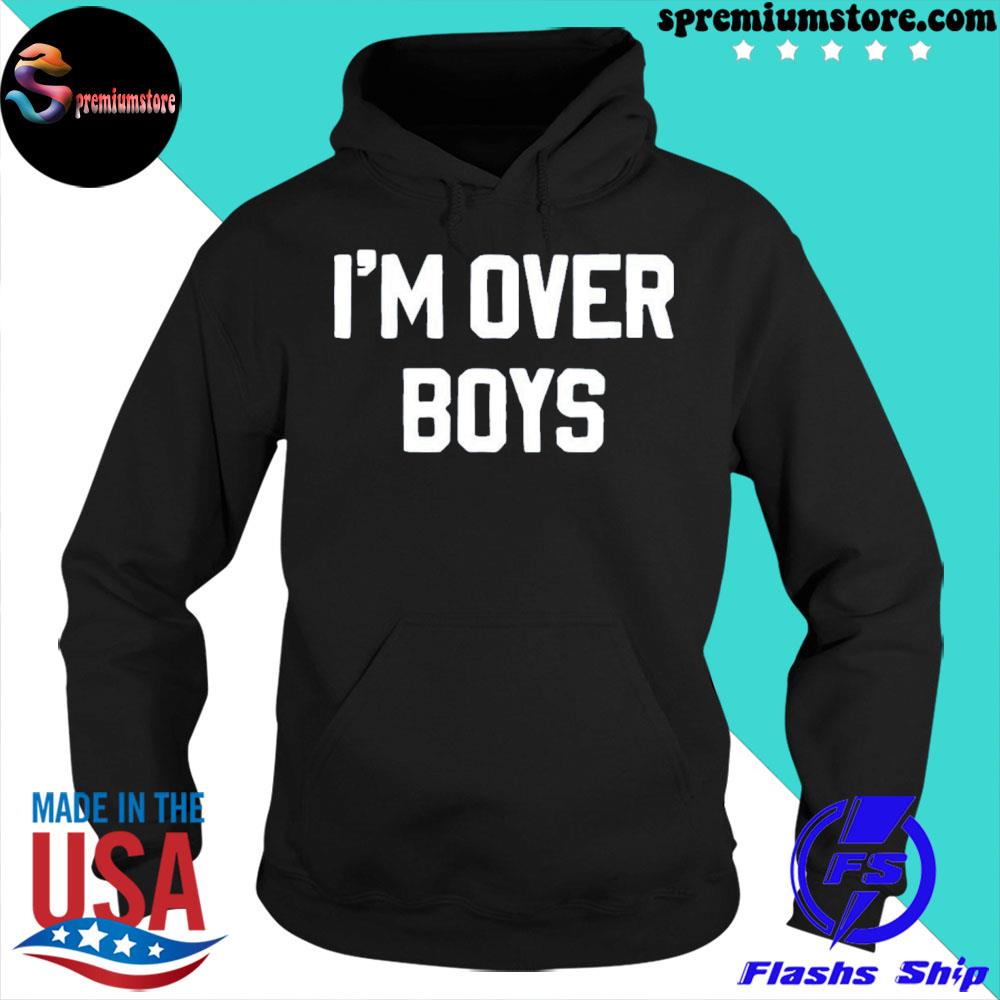 Official i'm over boys s hoodie-black