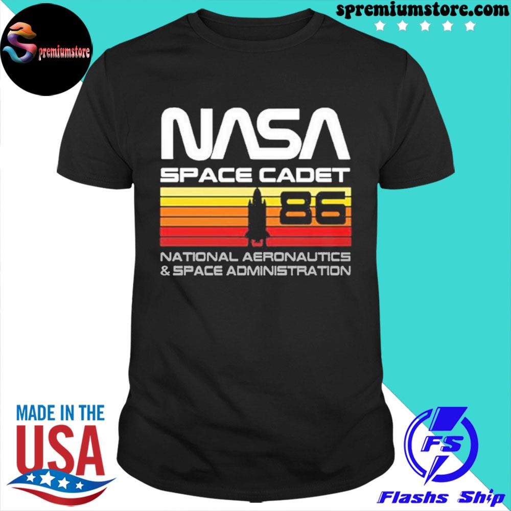 Official nasa Space Cadet 86 Vintage Nasa T-Shirt