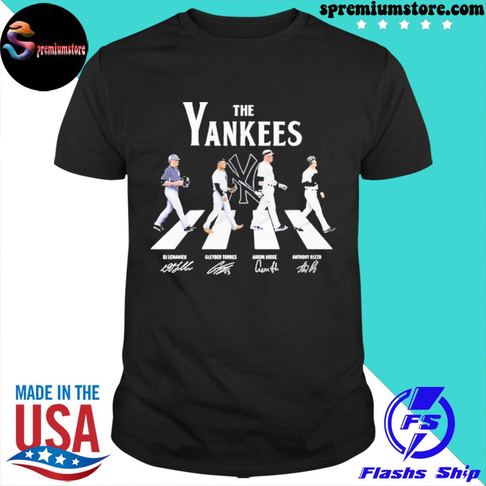 Official the Yankees Abbey Road 2022 Alcs Postseason Signatures Shirt