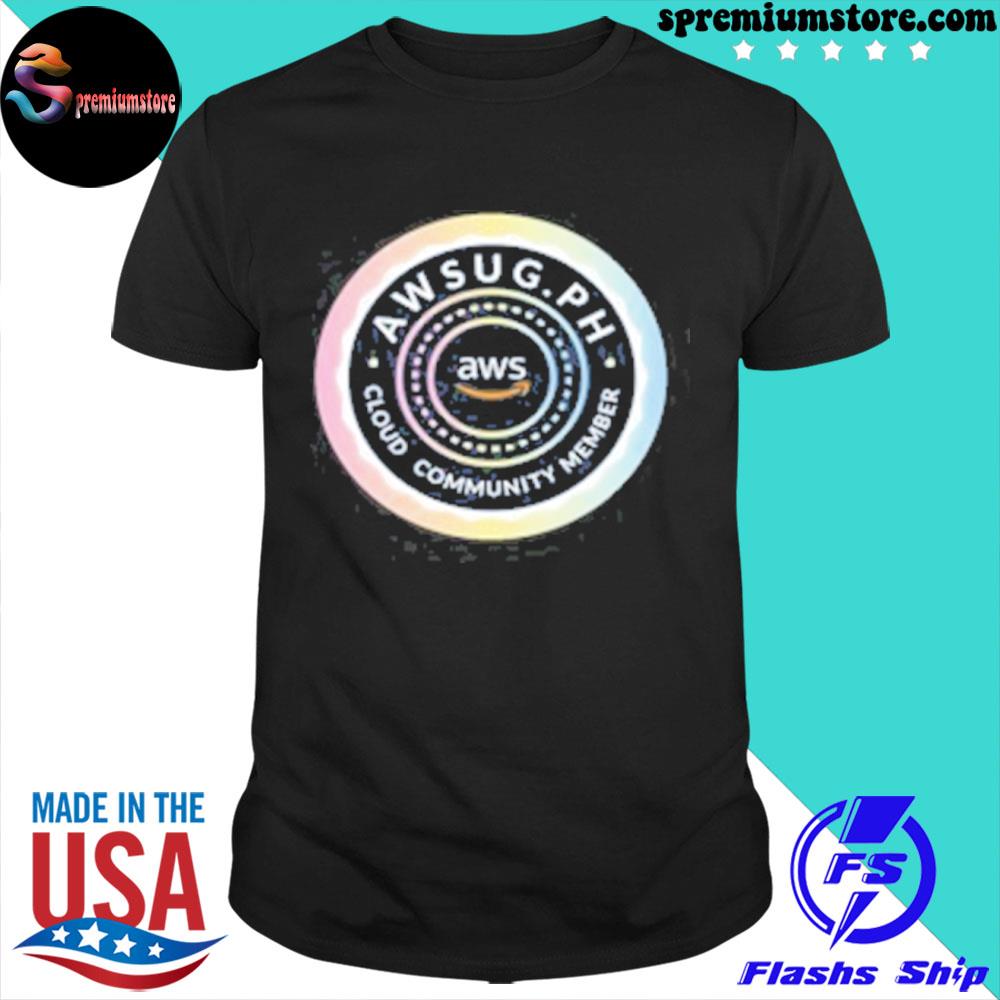 Official 2022 aws colorful member shirt