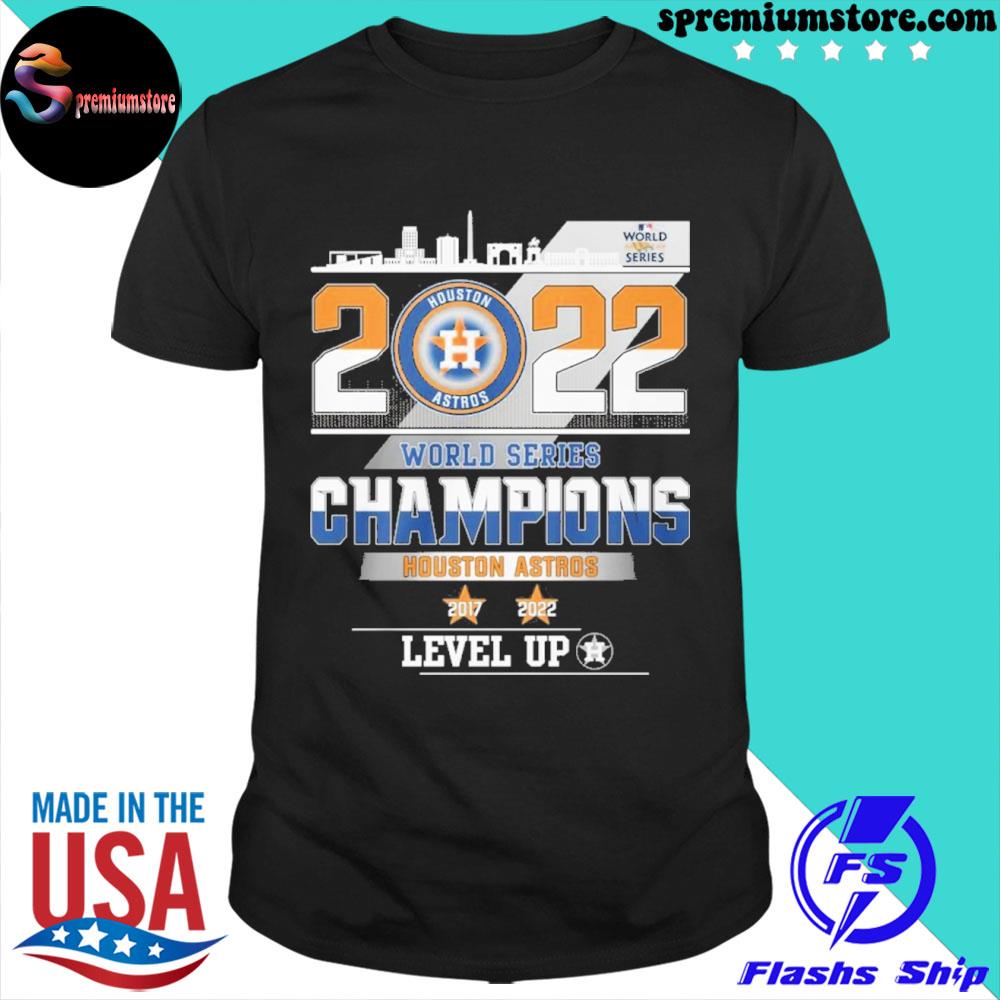 Official 2022 world series champions houston astros 2022 level up shirt