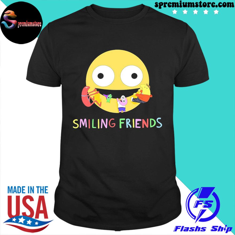 Official adult swim smiling friends shirt