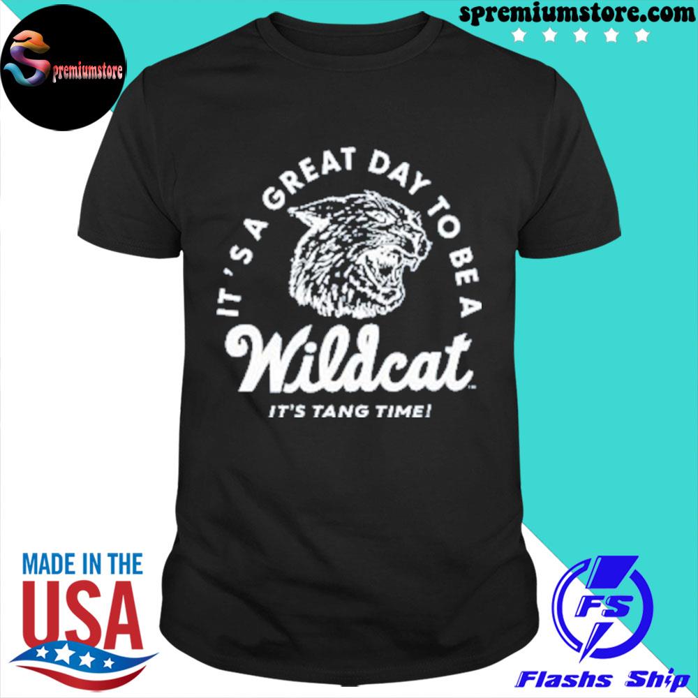 Official basketball it's a great day to be a wildcat it's tang time shirt
