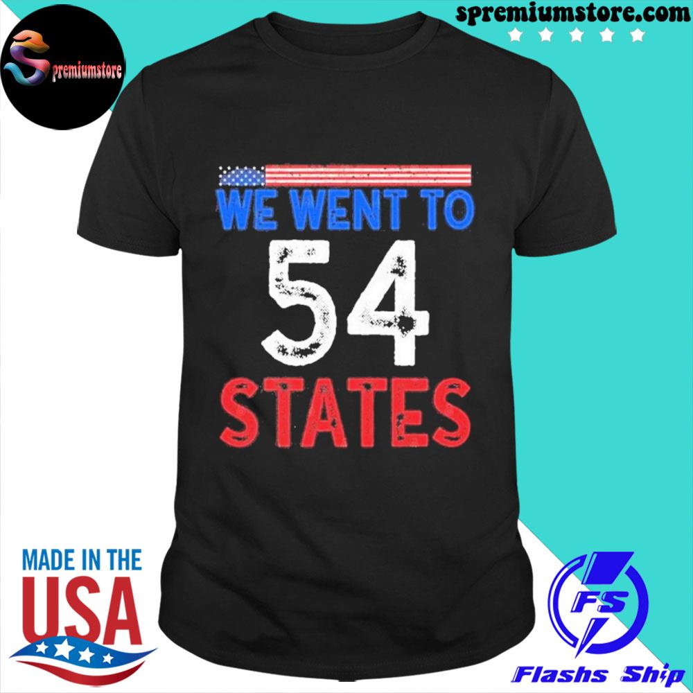 Official biden We Went To 54 States 2022 Shirt