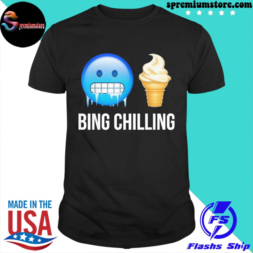 Official bing chilling ice cream meme shirt