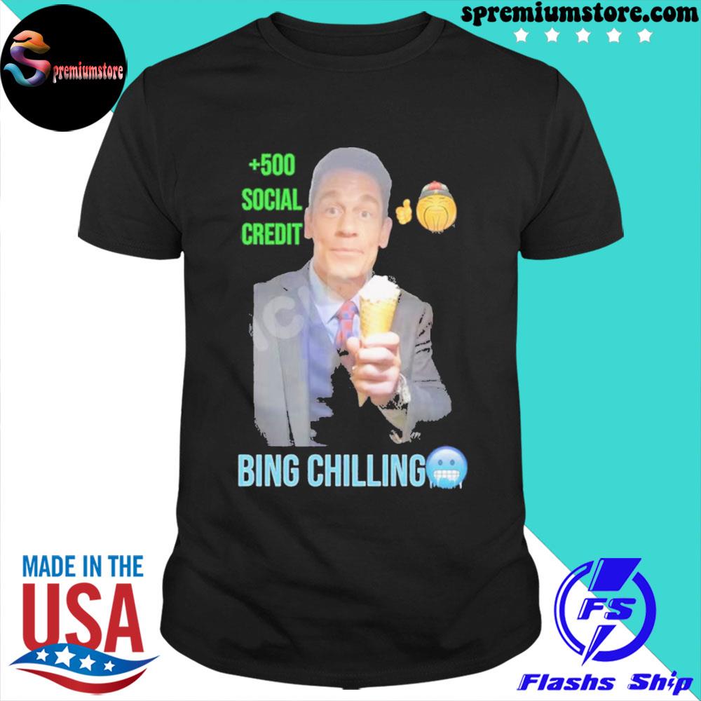 Official bing chilling john cena chinese meme shirt
