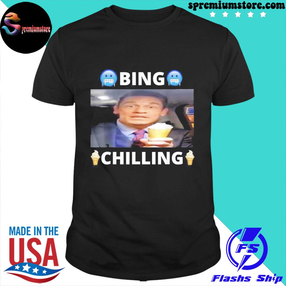 Official bing Shi Ling Bing Chilling John Xina Ice Cream Chinese Shirt