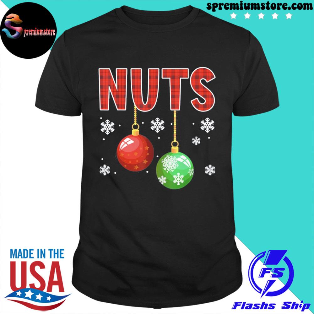 Official chest Nuts Matching Chestnuts Funny Christmas Couples Nuts Shirt