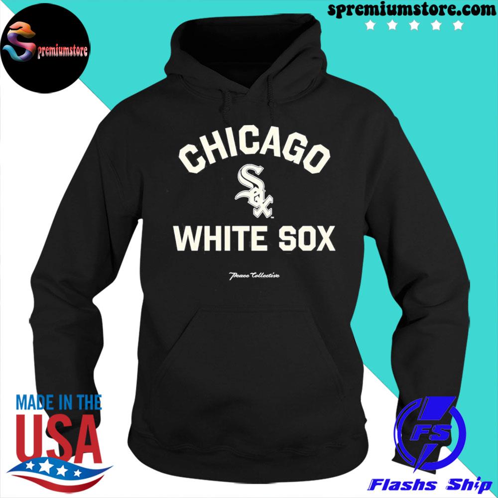 Official chicago white sox essential coach jacket s hoodie-black