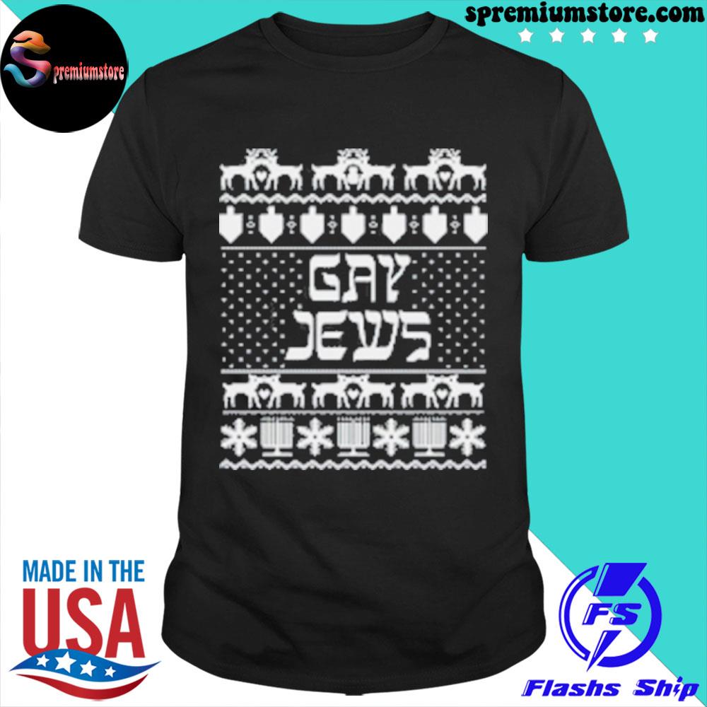 Official crooked media gay jews Ugly Christmas sweater