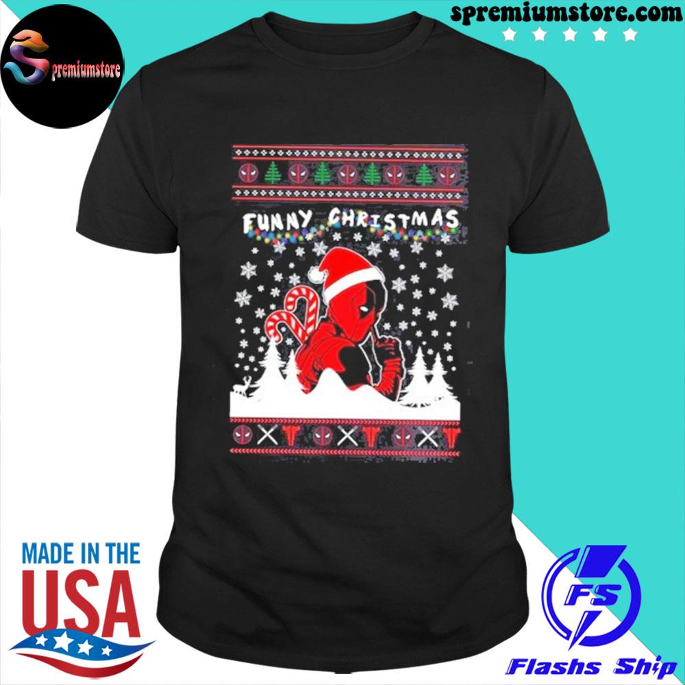 Official deadpool Funny Christmas Ugly Christmas sweatshirt