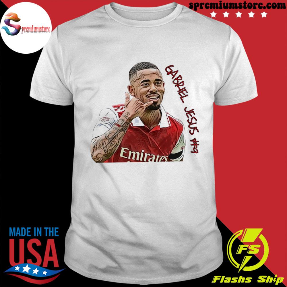 Official fanart Gabriel Jesus Arsenal’s Superstar Tee Shirt