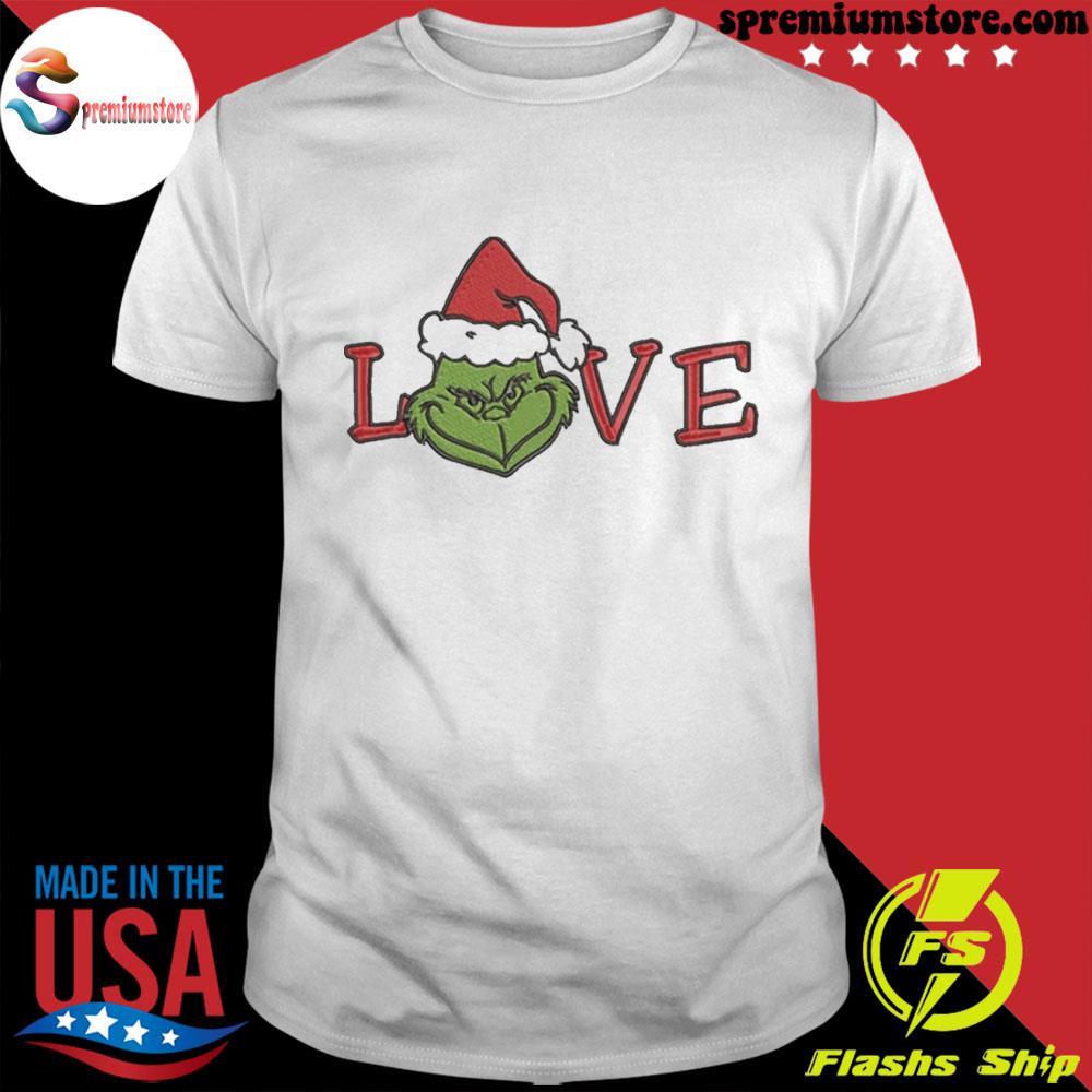 Official grinch embroidered the grinch Christmas grinch love Sweatshirt