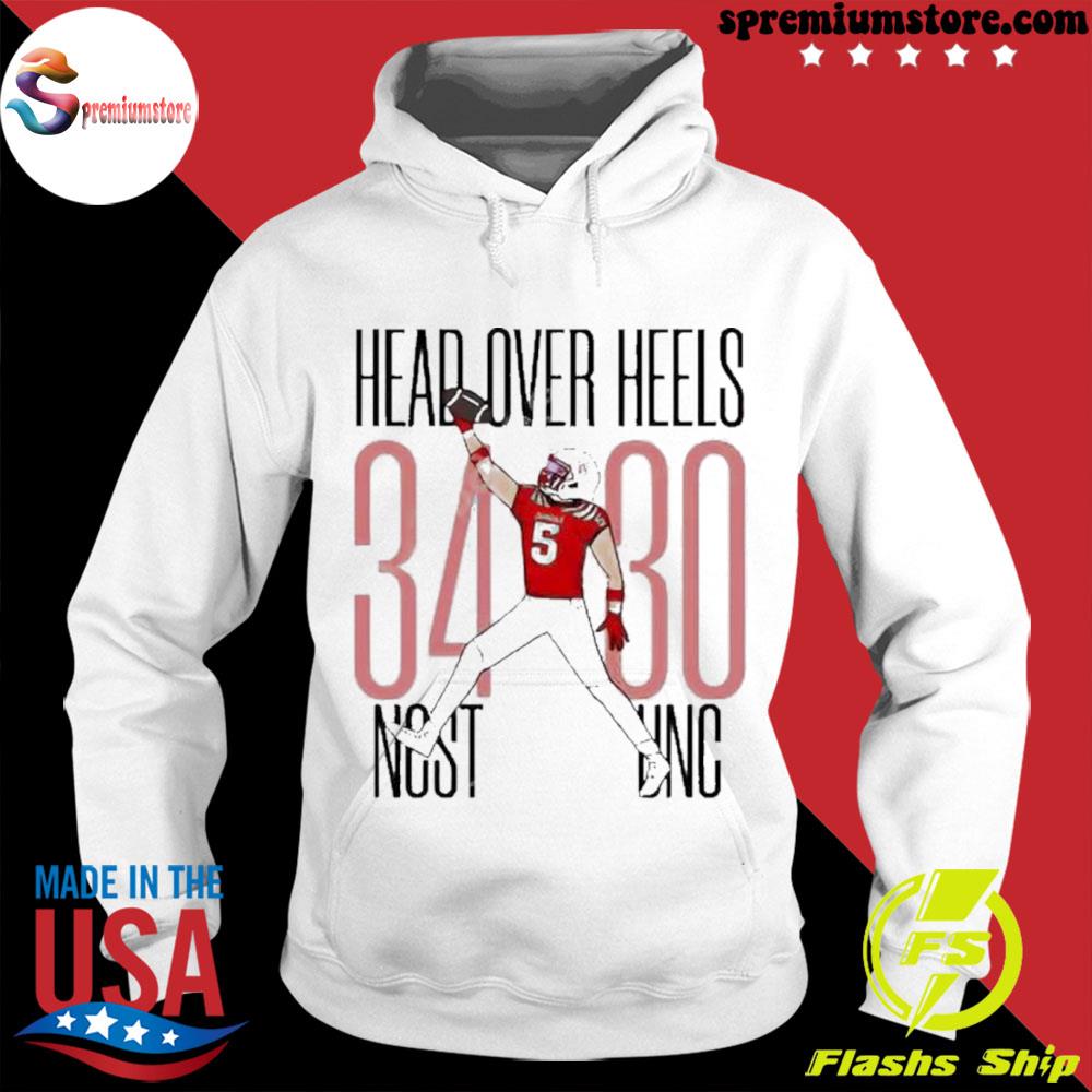 Official head over heels ncst unc s hodie-white