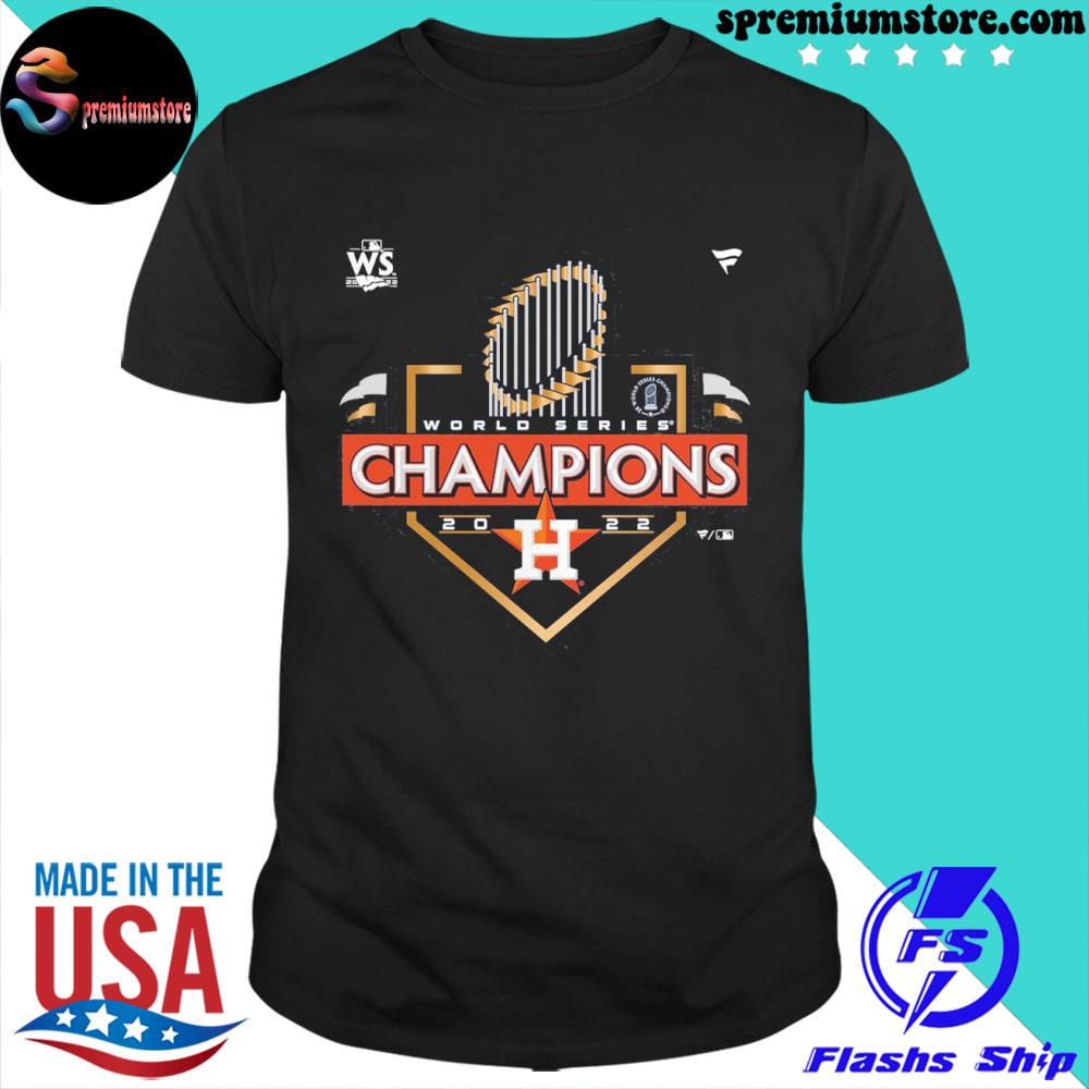 Official houston Astros 2022 World Series Champions Locker Room T-Shirt
