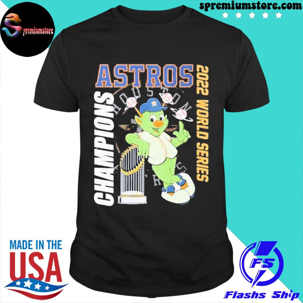 Official houston Astros Mascot Orbit 2022 World Series Champion Shirt