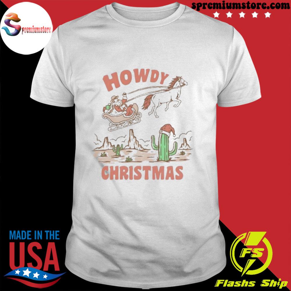 Official howdy Christmas western shirt