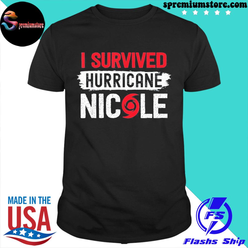 Official i survived Hurricane Nicole, Hurricane Nicole Survivor 2022 T-Shirt
