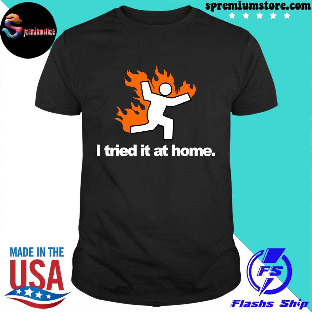Official i Tried It At Home Meteorologist Katie Nickolaou Weather Katie T-Shirt